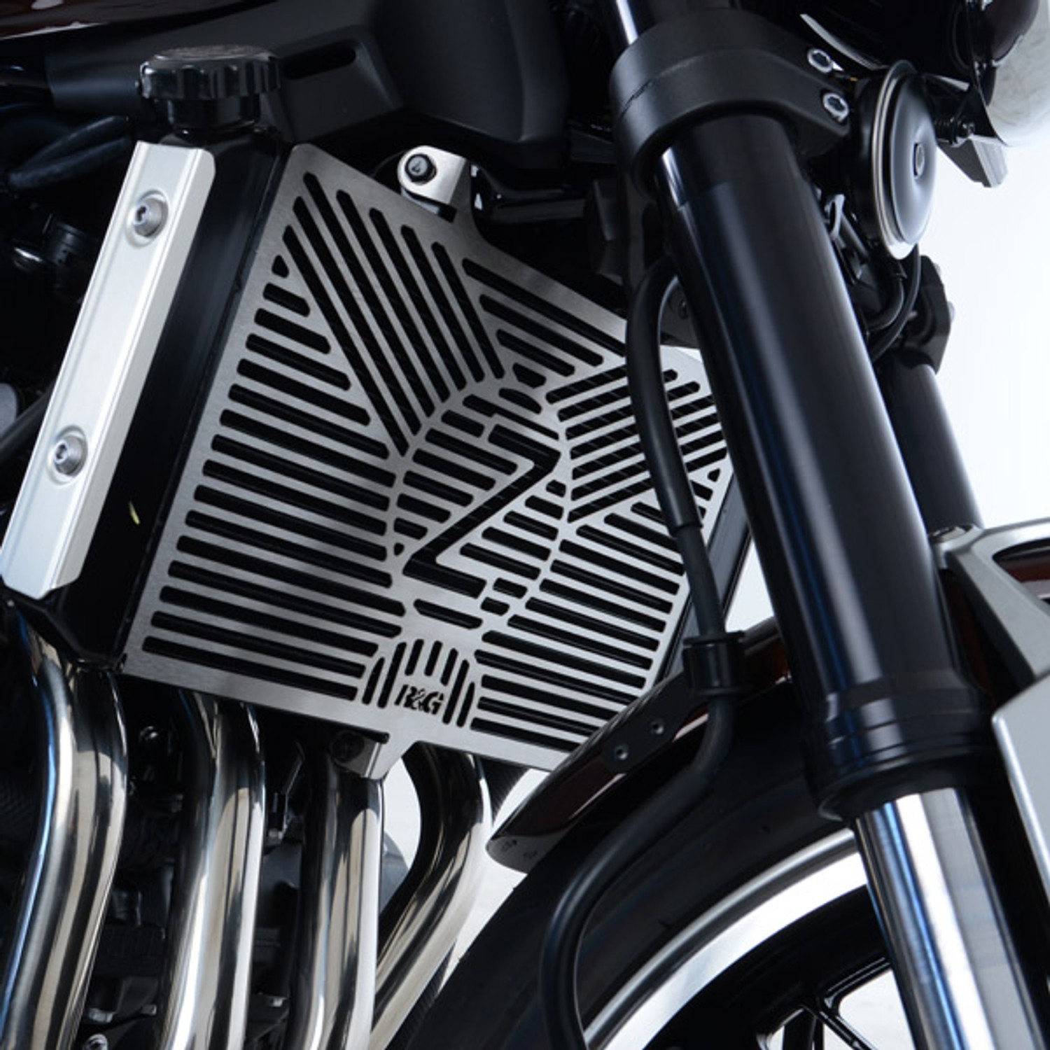 R&G Racing Radiator Guard (Stainless) for the Kawasaki Z900RS '18'20